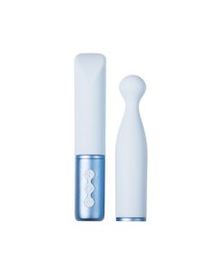 The Naughty Collection Interchangeable Heads Vibrator - Blu Bundle